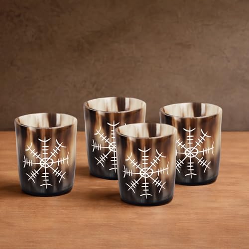 Viking Horn Shot Glasses Set of 12 (12 Count)