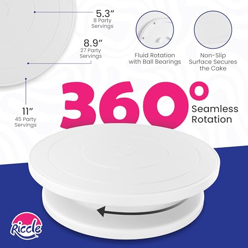88 pc Cake Decorating Kit & Cake Turntable (88 Count)