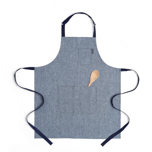 100% Pure Linen Kitchen Apron