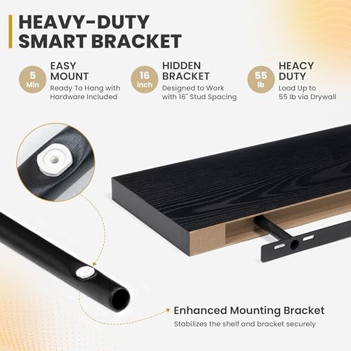 30 Inch Floating Shelves (2 Count)