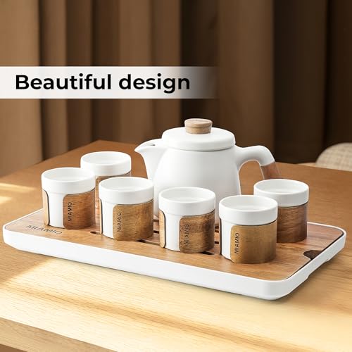 Japanese Chinese Tea Set 6 x 3.4 oz