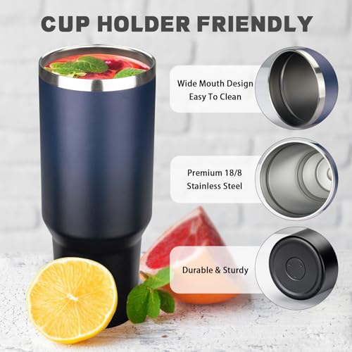 40 oz Tumbler with Lids and Straws