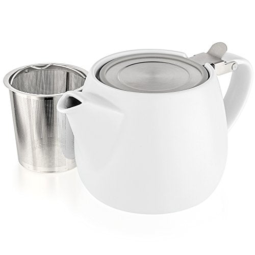 Pluto Porcelain Small Teapot White