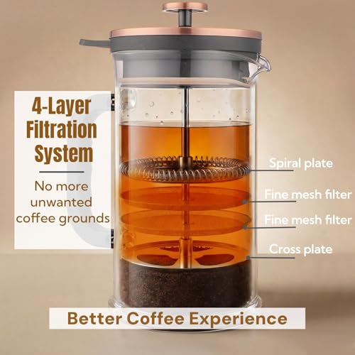 French Press Coffee Maker 34oz