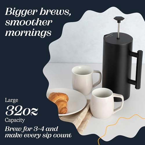 P6 32 Ounces French Press Coffee Maker