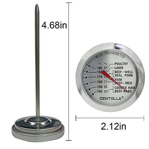 2 Pieces Meat Thermometer for Roaster Oven (2 Count)