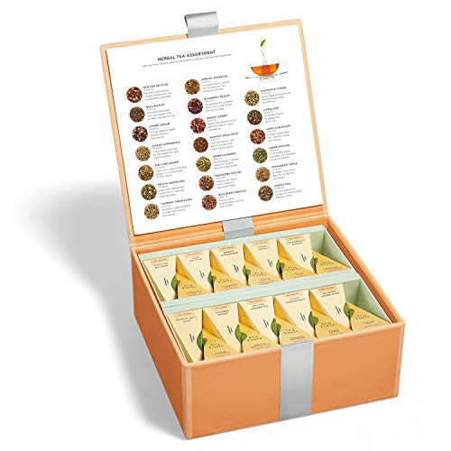 Tea Sampler 40 Pyramid Infuser Bags (40 Count)