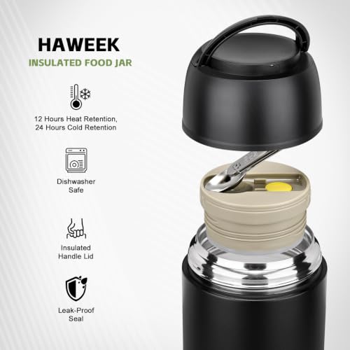 17oz Insulated Food Jar with Spoon