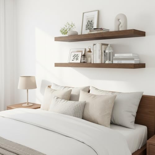 Deep Floating Shelves 36x12” Set of 2 (2 Count)