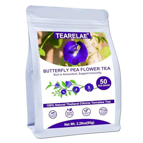 Butterfly Pea Flower Tea (50 Count)