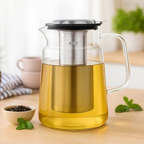 74oz Glass Tea Pot with Infuser (74 Count)