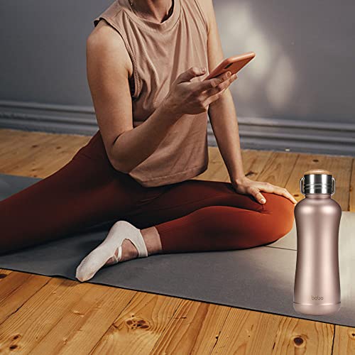 Mini Vacuum Insulated Water Bottle With Bamboo Lid