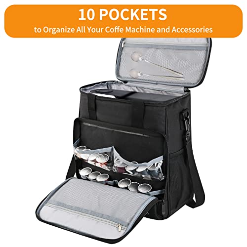 Travel Coffee Maker Carrying Bag Single Serve Coffee Maker Portable Storage Bag with Shoulder Strap