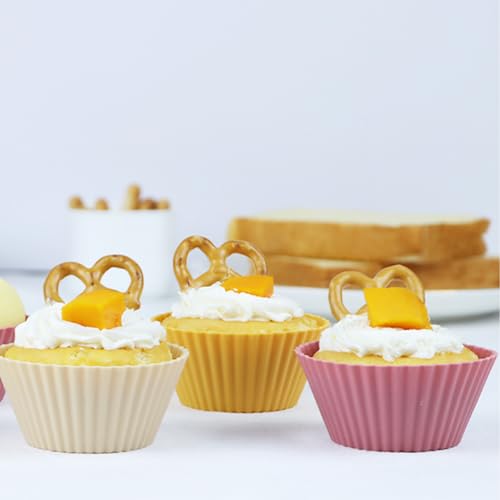 Large Silicone Muffin Cups (12 Count)