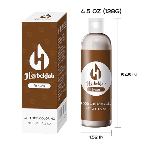 Brown Gel Food Coloring (4.5 Fl Oz)