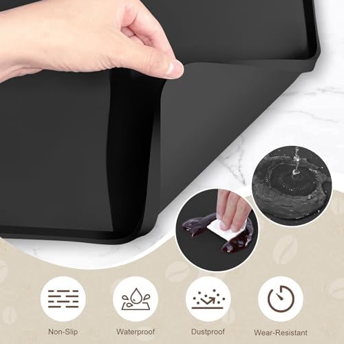 Silicone Coffee Mat with 6 Coasters (7 Count)
