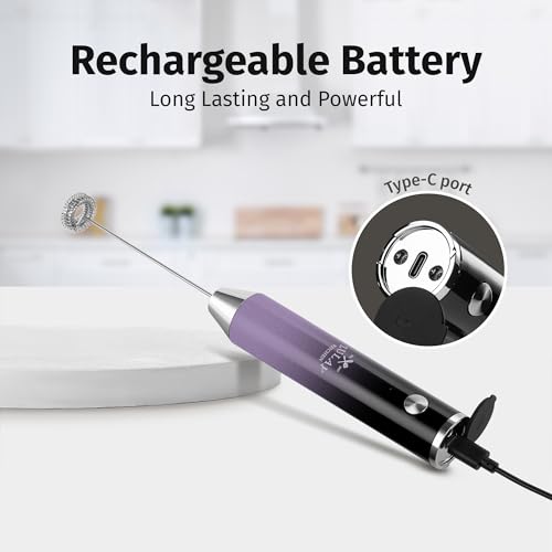 Rechargeable Milk Frother Handheld
