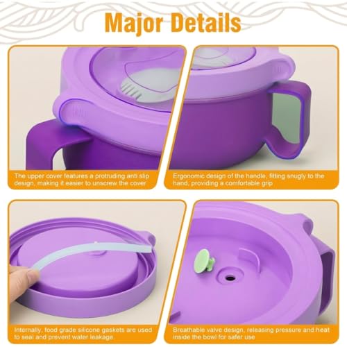 Microwave Bowl with Lids
