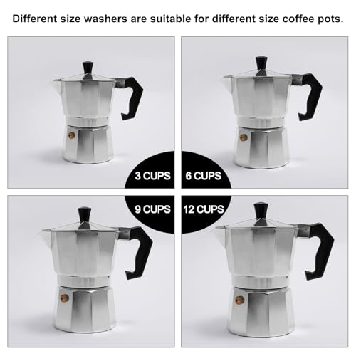 Gasket Seal Coffee Maker White Silicone Ring Replacement 70x85x3.3mm for 9