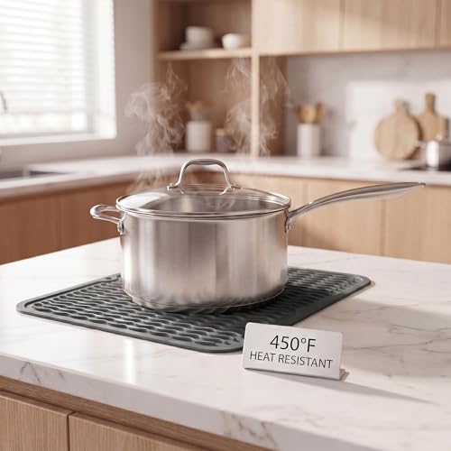 Silicone Dish Drying Mat for Multiple Usage