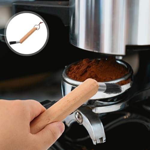 Coffee Cleaning Brush Espresso Machine Brush for Grinder and Coffee Grinder Cleaning Soft Bristles Machine Cleaning for Hard