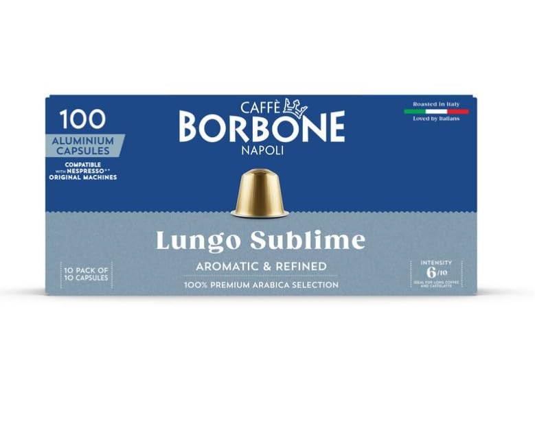 100% Arabica Aluminum Capsules Compatible with Nespresso Original Machines (50 Count)