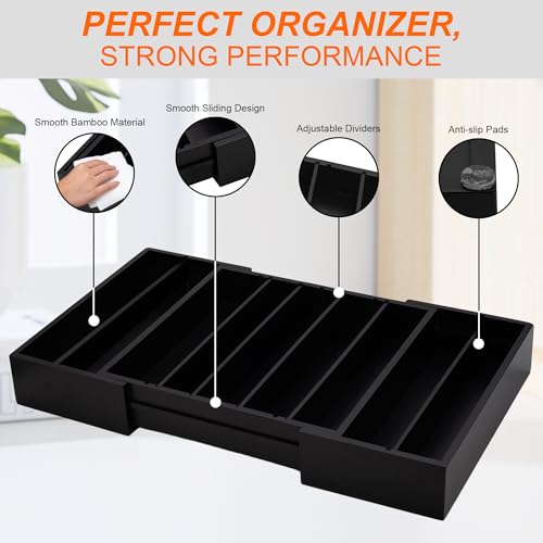 Bamboo Drawer Organizer
