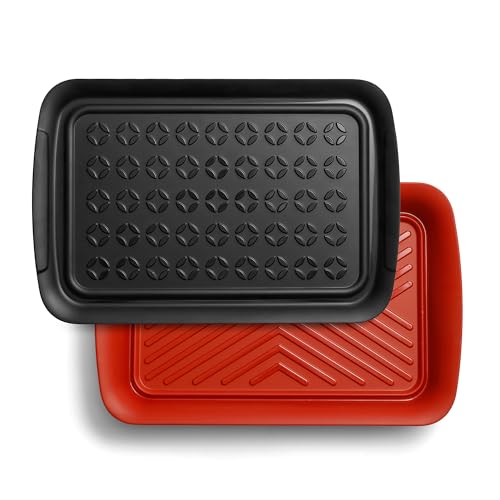 Deep Grilling Prep and Serve Trays (2 Count)