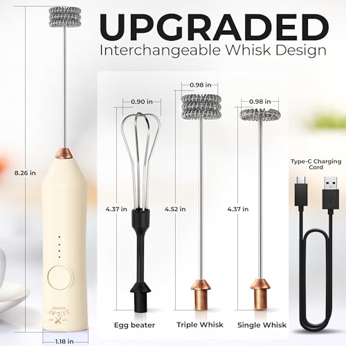 Rechargeable Milk Frother Handheld