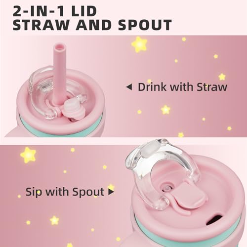 40 oz Tumbler with Handle and Straw