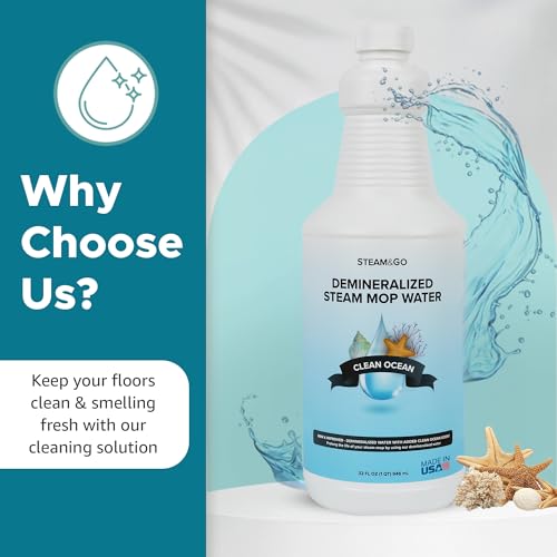 Steam & Go Demineralized Water for Steam Mop (384 Fl Oz)