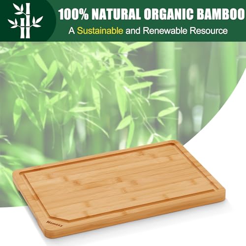 Organic Bamboo Cutting Boards for Kitchen
