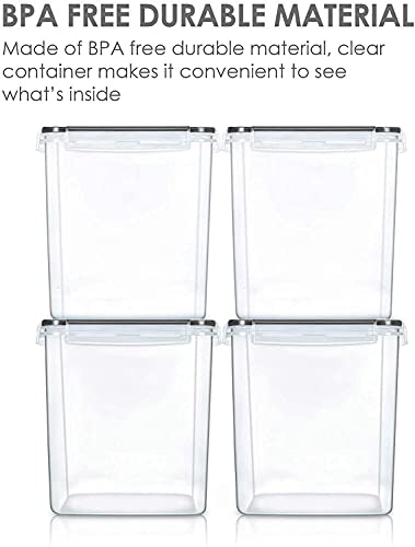 2.5 L Flour Sugar Storage Containers (4 Count)