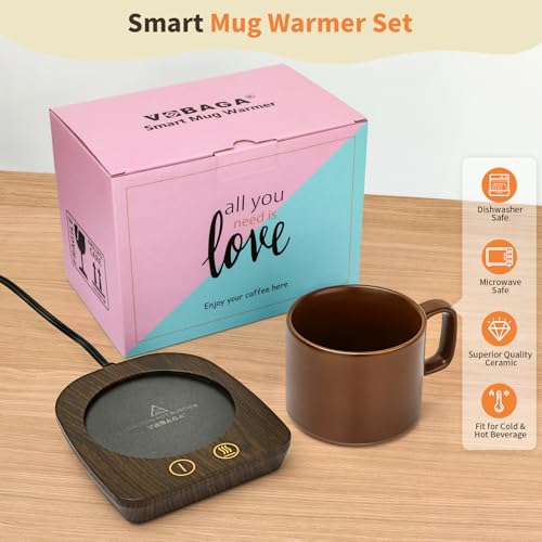 Coffee Mug Warmer & Mug Set