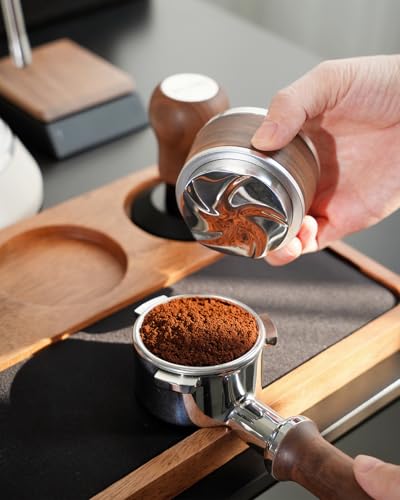 53.3mm Espresso Distribution Tool Walnut Coffee Distributor Fits Breville