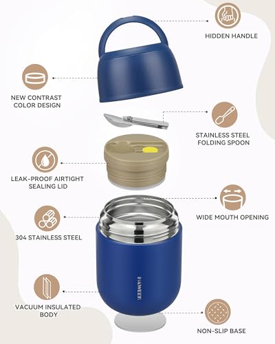 17oz Insulated Food Jar with Spoon