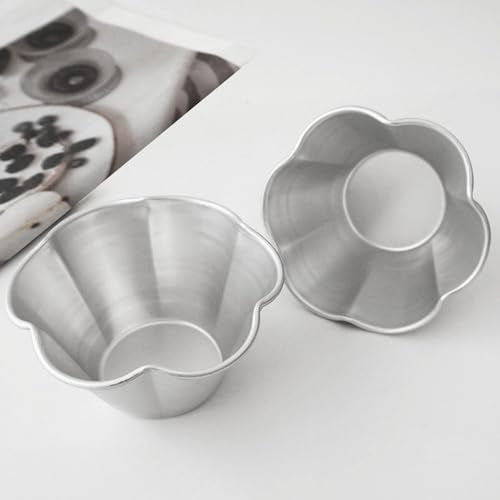 Flower Pudding Baking Mold (6 Count)