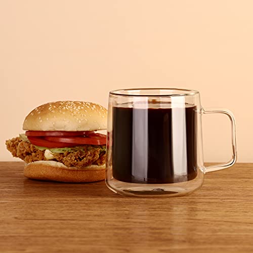 Double Walled Glass Coffee Mugs