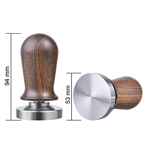 53mm Spring Loaded Espresso Tamper Fits Breville 54mm Portafilters