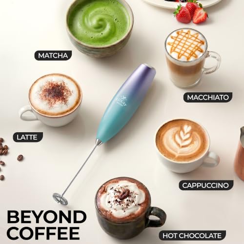 Zulay Powerful Milk Frother for Coffee with Upgraded Titanium Motor