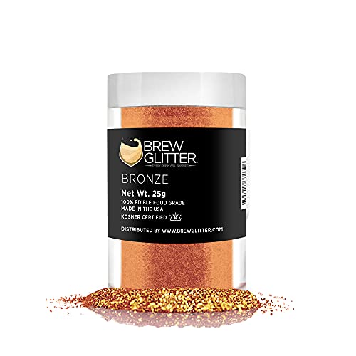 Bronze BREW GLITTER Edible Glitter For Drinks
