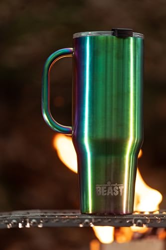 Beast 42 oz Tumbler with Handle Stainless Steel Vacuum Insulated Coffee Ice Cup Double Wall Travel Flask