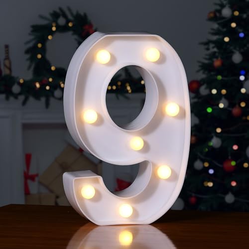 Decorative Led Marquee Light Up Number