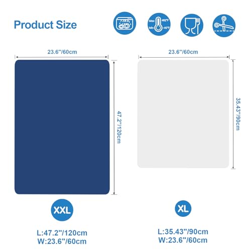 Silicone Mats for Kitchen Counter 47"x23.6"x0.08”