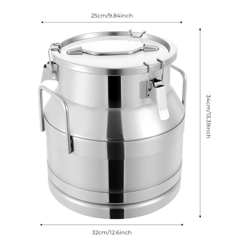 1 mm Thickened Stainless Steel Milk Can Large Liquid Container Storage