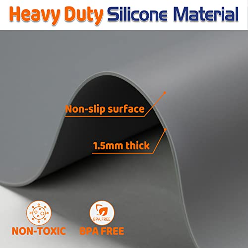 Silicone Mat 78.7”x 23.6” Heat Resistant Mats for Countertop