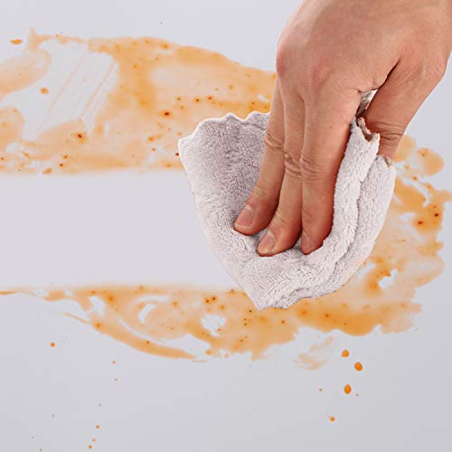 12 Pack Microfiber Dish Cloths for Kitchen Washing Dishes (12 Count)
