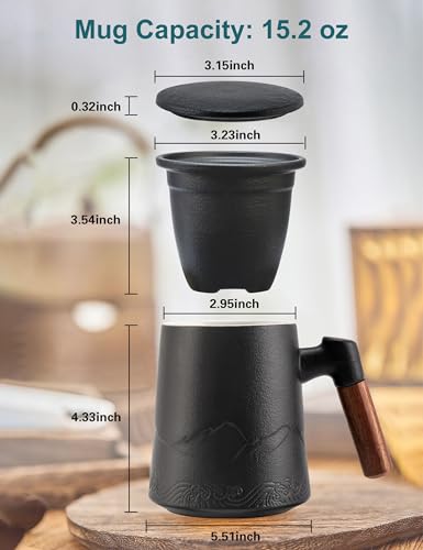 Tea Cup with Infuser and Lid (15.2 Count)