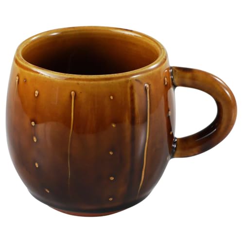 Ceramic Coffee Pour Over Maker Set in Caramel