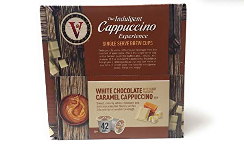 Victor Allen Indulgent White Chocolate Caramel Cappuccino Single Serve Cups (42 Count)